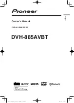 Pioneer dvh-885avbt Owner'S Manual preview