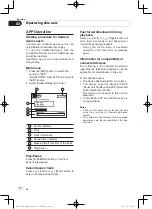 Предварительный просмотр 18 страницы Pioneer dvh-885avbt Owner'S Manual