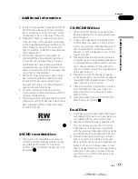 Preview for 45 page of Pioneer DVH-P3150UB Operation Manual