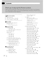 Preview for 2 page of Pioneer DVH-P4050MP Operation Manual