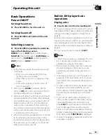 Preview for 15 page of Pioneer DVH-P4050MP Operation Manual