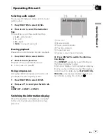 Preview for 27 page of Pioneer DVH-P4050MP Operation Manual