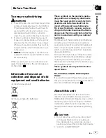 Preview for 5 page of Pioneer DVH-P4100UB Operation Manual