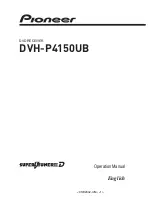 Pioneer DVH-P4150UB Operation Manual preview