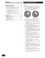 Предварительный просмотр 2 страницы Pioneer DVH-P5000UB Installation Manual