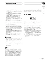 Preview for 9 page of Pioneer DVH-P5000UB Operation Manual