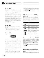 Preview for 10 page of Pioneer DVH-P5000UB Operation Manual