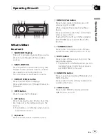 Preview for 13 page of Pioneer DVH-P5000UB Operation Manual