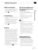 Preview for 85 page of Pioneer DVH-P5000UB Operation Manual