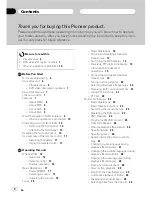 Preview for 2 page of Pioneer DVH-P500UB Operation Manual