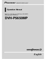 Preview for 1 page of Pioneer DVH-P5650MP Operation Manual