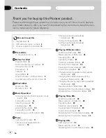 Preview for 2 page of Pioneer DVH-P5650MP Operation Manual