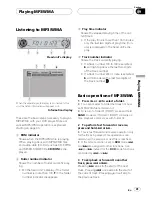 Preview for 41 page of Pioneer DVH-P5650MP Operation Manual