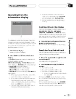 Preview for 43 page of Pioneer DVH-P5650MP Operation Manual