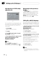 Preview for 76 page of Pioneer DVH-P5650MP Operation Manual