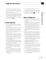 Preview for 93 page of Pioneer DVH-P5650MP Operation Manual