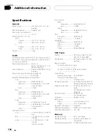 Preview for 100 page of Pioneer DVH-P5650MP Operation Manual