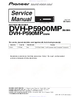 Pioneer DVH-P5900MP Service Manual предпросмотр