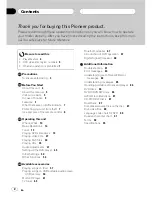 Предварительный просмотр 2 страницы Pioneer DVH-P590MP Operation Manual