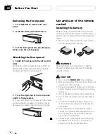 Предварительный просмотр 8 страницы Pioneer DVH-P590MP Operation Manual