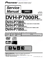 Pioneer DVH-P7000R Service Manual preview