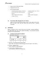 Preview for 8 page of Pioneer DVR-104 Operating Instructions Manual