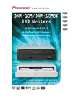 Pioneer DVR-109 Specifications предпросмотр