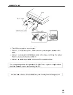 Предварительный просмотр 11 страницы Pioneer DVR-1910LS - DVD±RW / DVD-RAM Drive Operating Instructions Manual