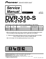 Pioneer DVR-210-S Service Manual preview
