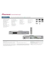 Предварительный просмотр 1 страницы Pioneer DVR-233-S Specifications