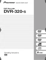 Preview for 1 page of Pioneer DVR-320-S Operating Instructions Manual