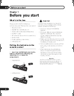 Preview for 6 page of Pioneer DVR-440HX-S Operating Instructions And Owner'S Manual