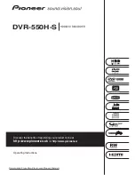 Предварительный просмотр 1 страницы Pioneer DVR-550H-S - Multi-System DVD Recorder Operating Instructions Manual