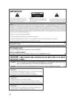 Предварительный просмотр 2 страницы Pioneer DVR-A05 Operating Instructions Manual