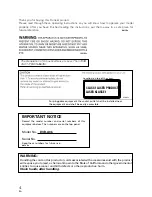 Preview for 4 page of Pioneer DVR-A06 Operating Instructions Manual