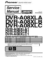 Preview for 1 page of Pioneer DVR-A08XLA Service Manual