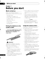 Preview for 6 page of Pioneer DVR-LX61D Operating Instructions Manual