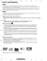 Preview for 2 page of Pioneer DVZ-MG6067ZN/UC Service Manual