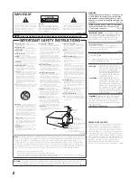 Предварительный просмотр 2 страницы Pioneer EFX 1000 - Dj Effector 24 Bit Operating Instructions Manual