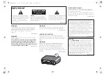 Preview for 2 page of Pioneer Elite A-20 Operating Instructions Manual