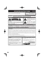 Preview for 2 page of Pioneer Elite BDP-31FD Operating Instructions Manual