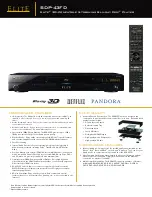 Preview for 1 page of Pioneer Elite BDP-43FD Specifications