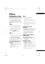 Preview for 25 page of Pioneer Elite BDP-62FD Operating Instructions Manual