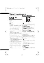 Preview for 36 page of Pioneer Elite BDP-62FD Operating Instructions Manual