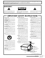 Предварительный просмотр 3 страницы Pioneer Elite DV-05 Operating Instructions Manual