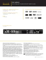 Preview for 2 page of Pioneer Elite DV-48AV Specifications