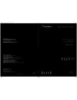 Pioneer Elite Kuro PRO-FPJ1 Operating Instructions Manual preview