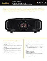 Pioneer Elite Kuro PRO-FPJ1 Specifications preview