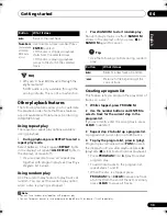 Preview for 13 page of Pioneer Elite PD-D6-J Operating Instructions Manual