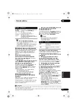 Предварительный просмотр 121 страницы Pioneer Elite PD-D6MK2-K
Elite D6 Operating Instructions Manual